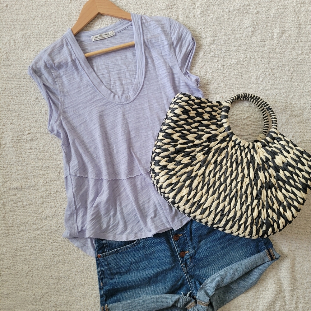 We The Free Slub Peplum Tee
